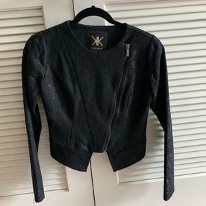 Kardashian Kollection black lace jacket